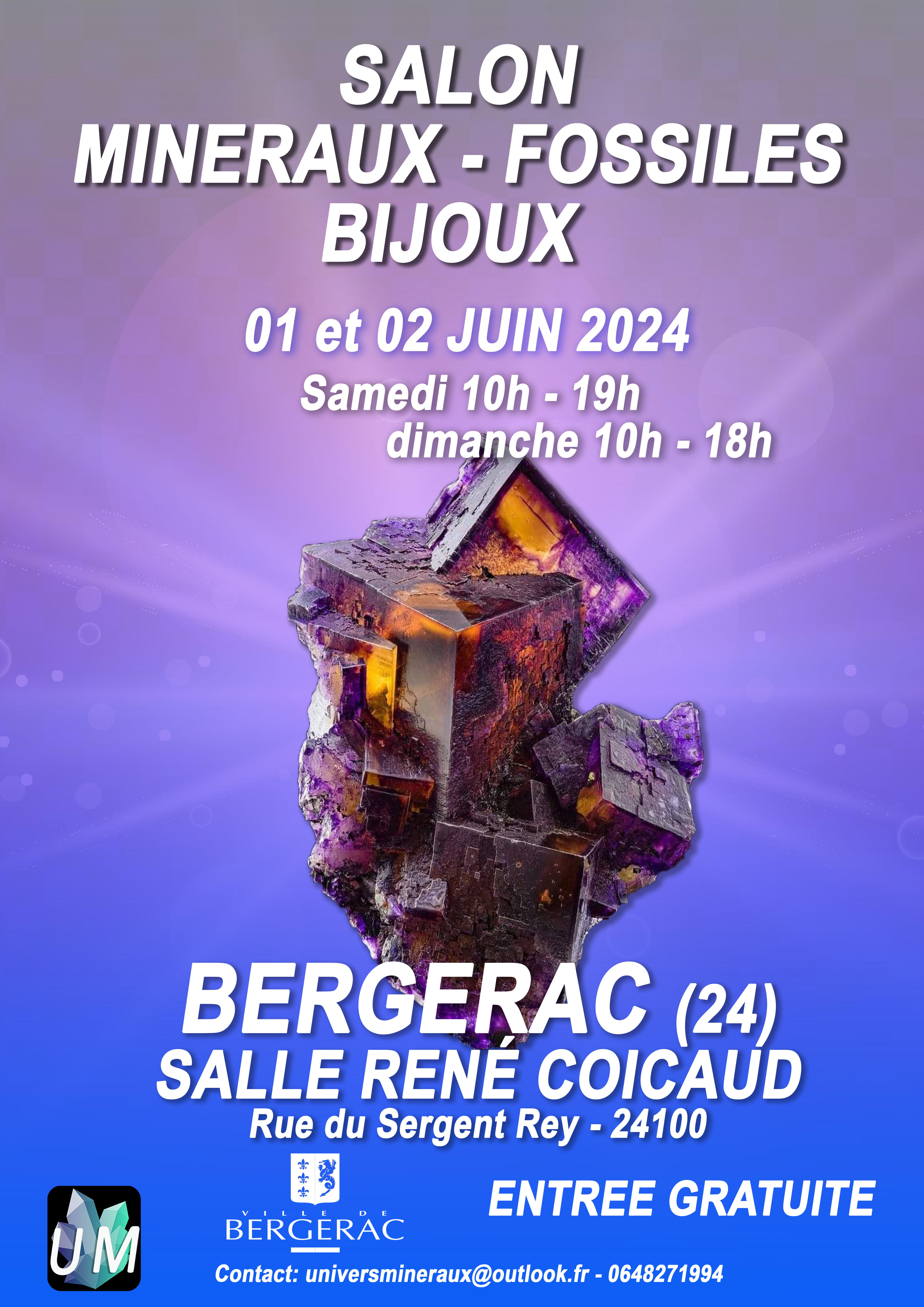 Salon Minéraux, Fossiles, Bijoux de créateur