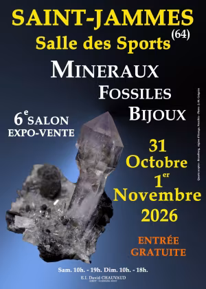 6:e Saint-James mineral-, fossil- och smyckesmässan