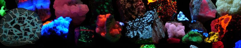 Fluorescerande mineraler: När stenar lyser i mörkret Fluorescent minerals hg