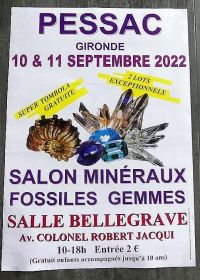 26:e mineral-, fossil- och ädelstensmässan i Pessac