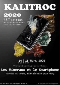 45: e utställning av mineraler, fossiler och ädelstenar