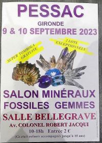 27:e FOSSILA MINERALER OCH ädelstensmässan i PESSAC