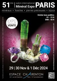 51:a upplagan Salon Minéral Expo Paris 2024 - 75012 Paris