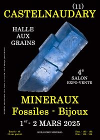 4:e Castelnaudary mineral fossila smycken show