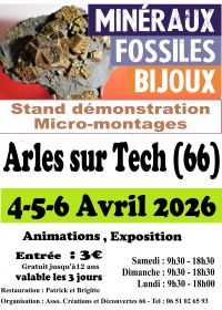 Arles-sur-Tech mineral-, fossil- och smyckesutställning