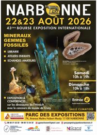 43:e Narbonne mineral- och fossilmässan