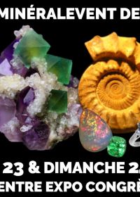 22nd Salon MinéralEvent Mandelieu - Mineraler, fossiler, ädelstenar, smycken, kristall och välbefinnande