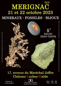 5:e mineralfossila smyckesmässan i MERIGNAC (Gironde)