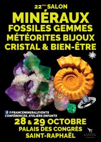 22:a utställningen av mineraler, fossiler, ädelstenar och smycken i Saint-Raphaël
