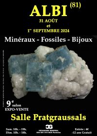 9:e ALBI-SMYCKEN FOSSILMINERALERUTSTÄLLNING
