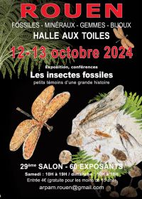 29:e internationella utställningen i Rouen 2024 fossiler, mineraler, ädelstenar och smycken