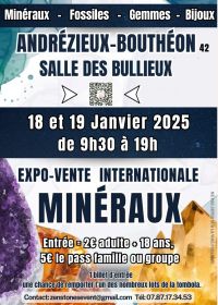 Mineraler, fossiler, ädelstenar, smyckeshow