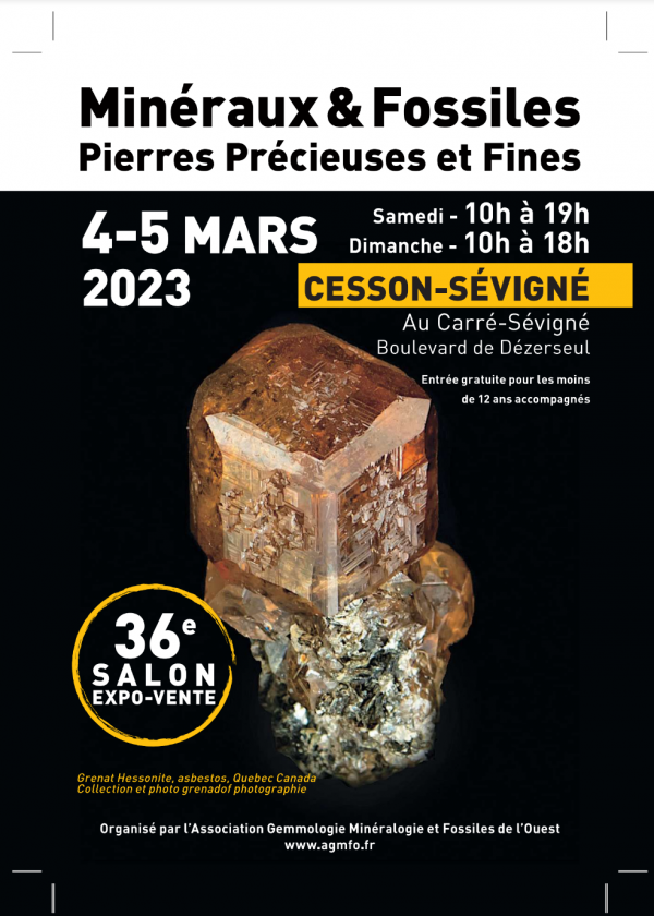 36:e utställningen av mineraler, fossiler, ädelstenar och fina stenar