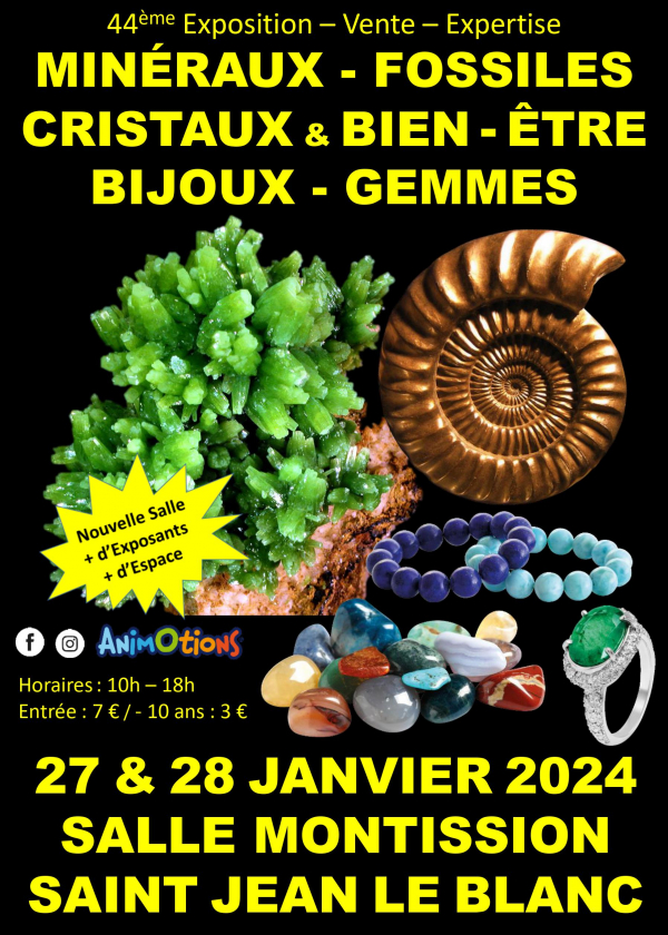 Minerals Fossils Gems Crystals & Well-being Designer Jewelry Show