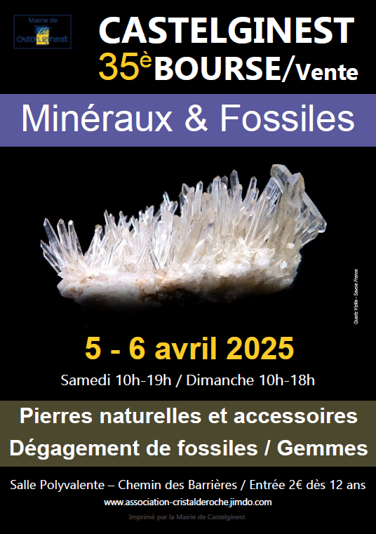35:e mineralfossil- och naturstensmässan i CASTELGINEST