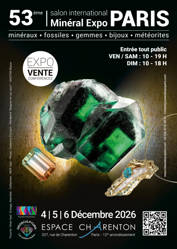 Mineralmässan Paris – 53:e upplagan