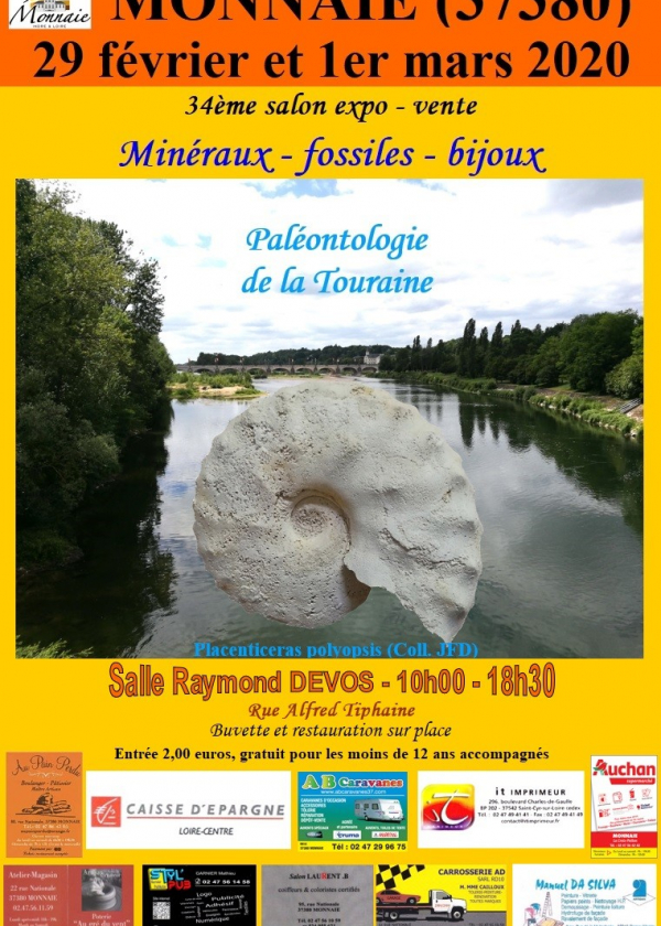 34: e utställnings- och försäljningsmässa för mineraler och fossil