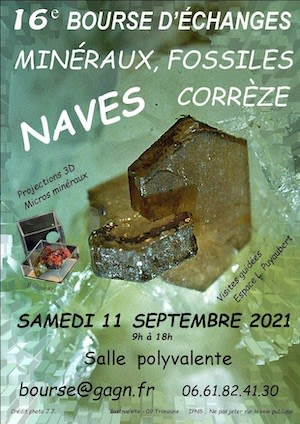 16: e utbytet mot mineraler, fossiler och mikromontage