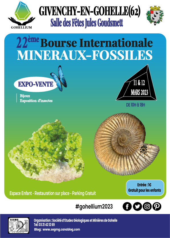 22:a internationella Gohellium Fossil Minerals Exchange 2023