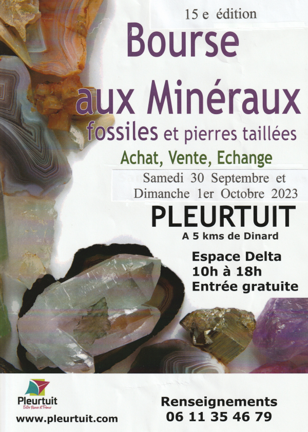 15:e mineral- och fossilutbytet - Pleurtuit nära Dinard (35)