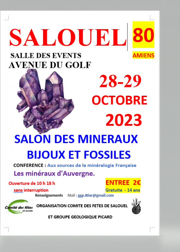 Salouël Minerals, Fossils and Jewelry Fair