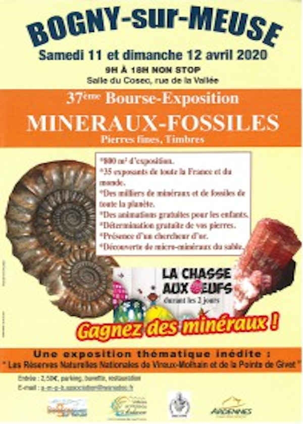 37: e börsutställningen fossila mineraler frimärken