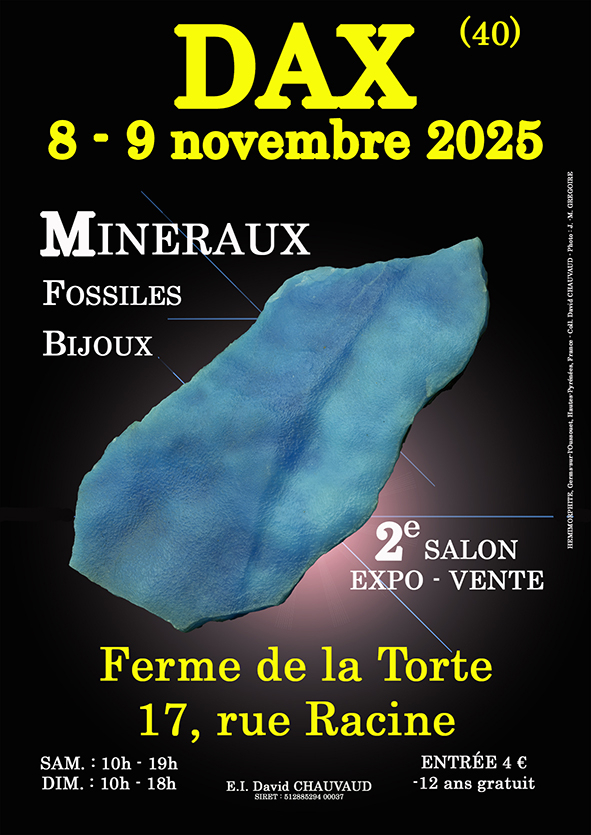 2:a MINERALER OCH FOSSILS SMYCKESUTSTÄLLNINGEN 2:a MINERALER OCH FOSSILS SMYCKESUTSTÄLLNINGEN