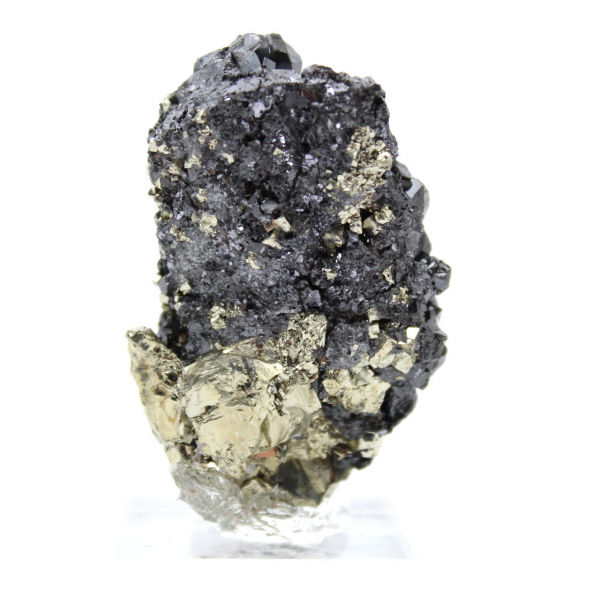 Äkta Mineral Pyrit-Sfalerit