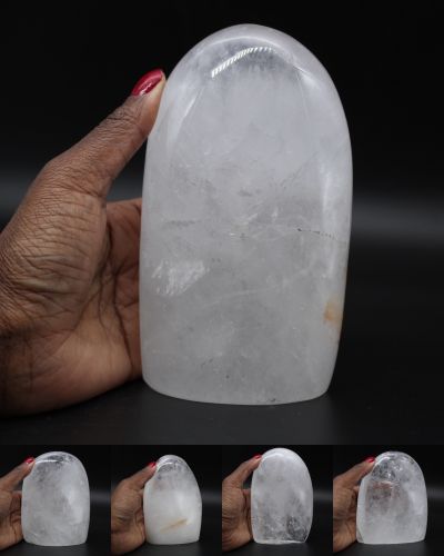 Polerad friform bergskristall Madagaskar collection November 2022