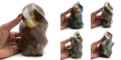Lågor i olika mineraler Madagaskar collection November 2022