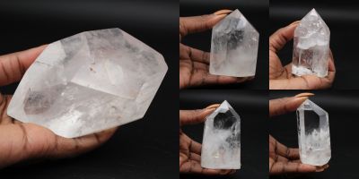 Bergkristallprismor Madagaskar collection November 2023