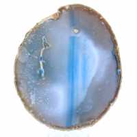 Blå agat dekorativ sten