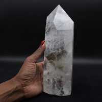 Polerat bergkristallprisma