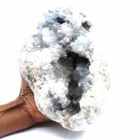 Rå Celestite Geode Kristaller