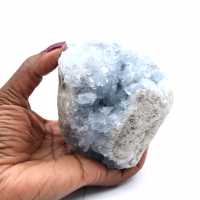 Celestite kristaller från Madagaskar