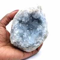 Rå Celestite Geode Kristaller