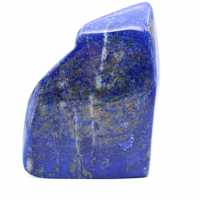 Polerad lapis lazuli sten