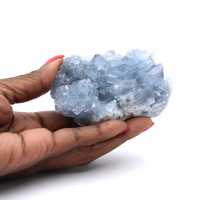 Celestite kristaller från Madagaskar