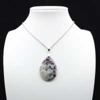 Lepidolite Drop Pendant