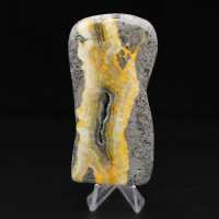 Slät jaspis humla vulkanisk sten