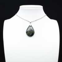 Kambamba Jasper Teardrop hängsmycke