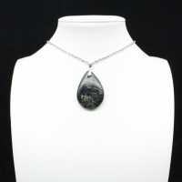 Kambamba Jasper Teardrop hängsmycke