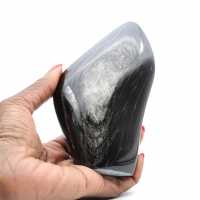 Friformad gyllene obsidian