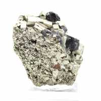 Unikt Mineral Sfalerit och Pyrit