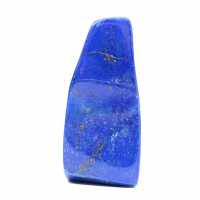 Polerat block av lapis lazuli natursten