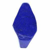 Polerad lapis lazuli-prydnad från Afghanistan