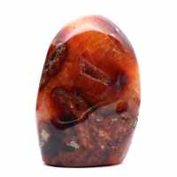 Polerad karneol mellanstor ornament - Autentiskt Madagaskar-mineral för inomhusbruk
