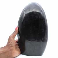 Polerat turmalinexemplar, stort mineralprydnad, Madagaskar