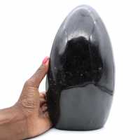 Polerad turmalin, massivt mineralprov, inredning, Madagaskar