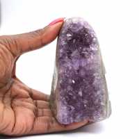 Brasiliansk ametistdruse: Mineral inredning